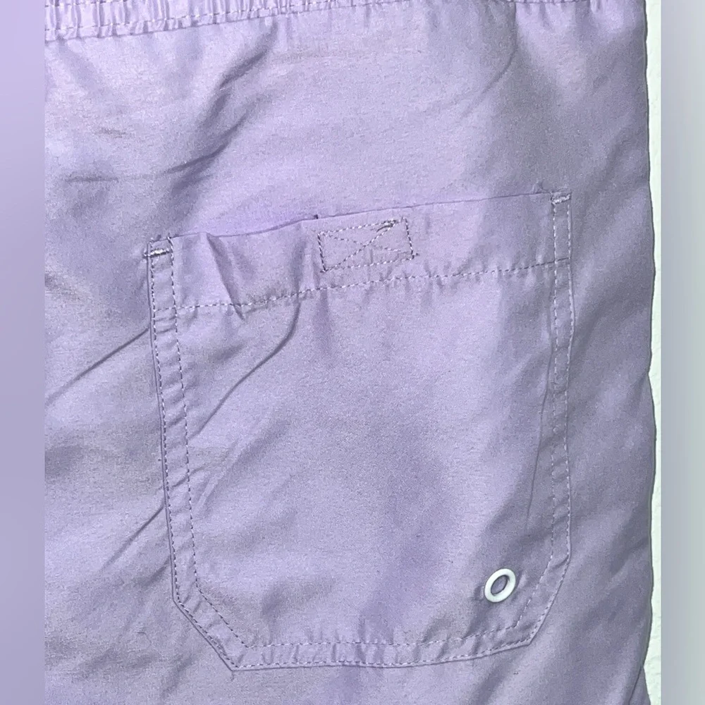 SURF SOCIETY Men's Swim Shorts Purple Board Shorts Large